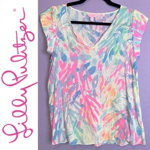 Lilly Pulitzer Sparkling Sands Shelley Top XSmall